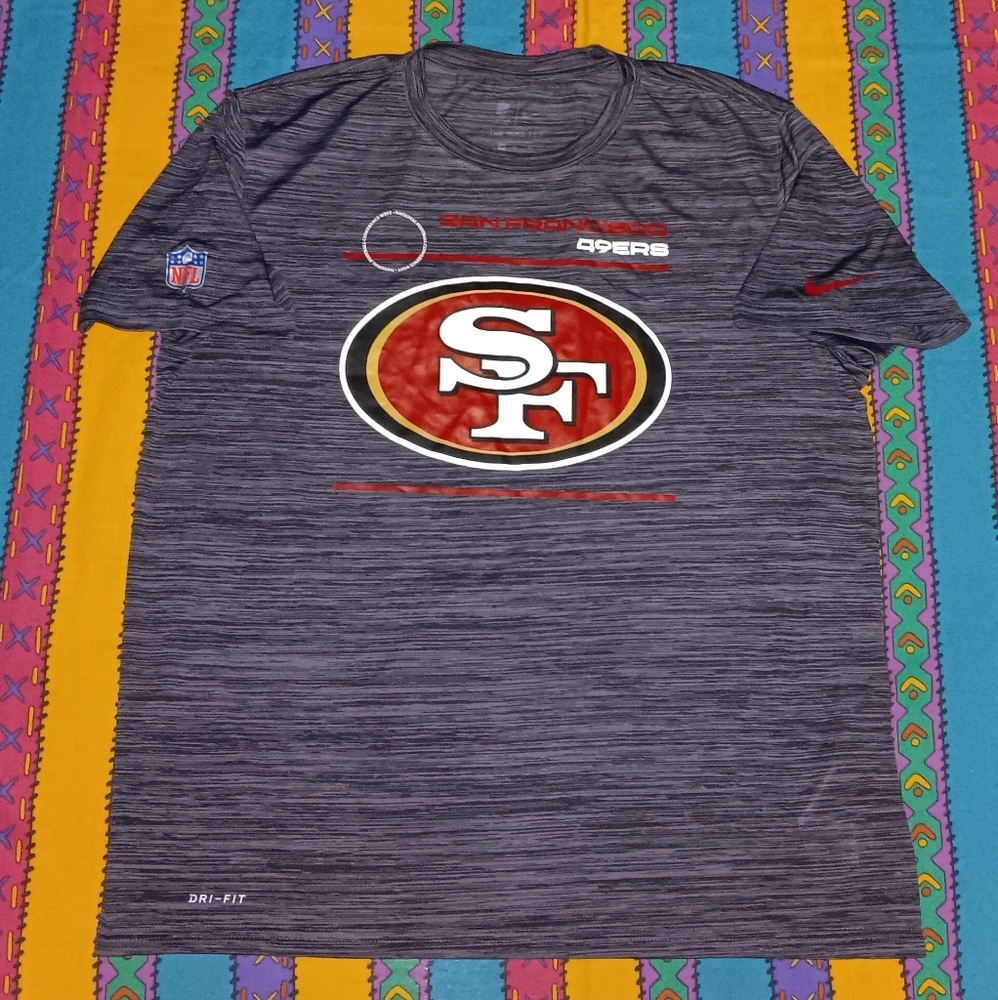 Nike On Field Dri Fit San Francisco 49ers Jersey Shirt Football Tee NFL